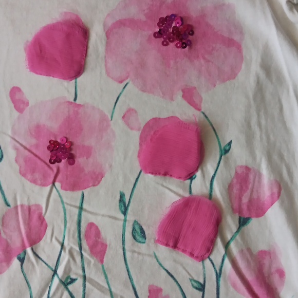 Polly & Friends high-low top with floral design - Picture 2 of 3